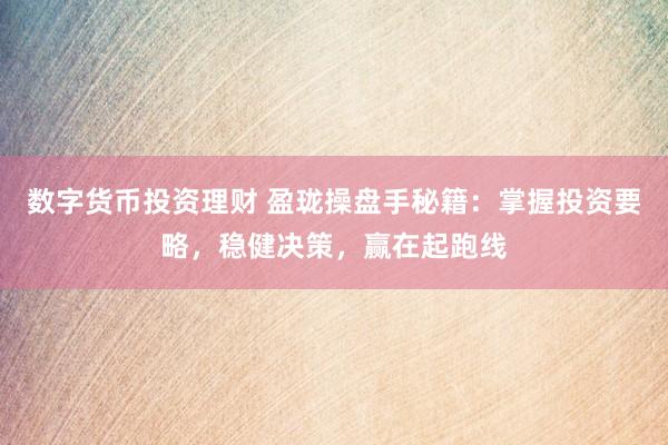 数字货币投资理财 盈珑操盘手秘籍：掌握投资要略，稳健决策，赢在起跑线