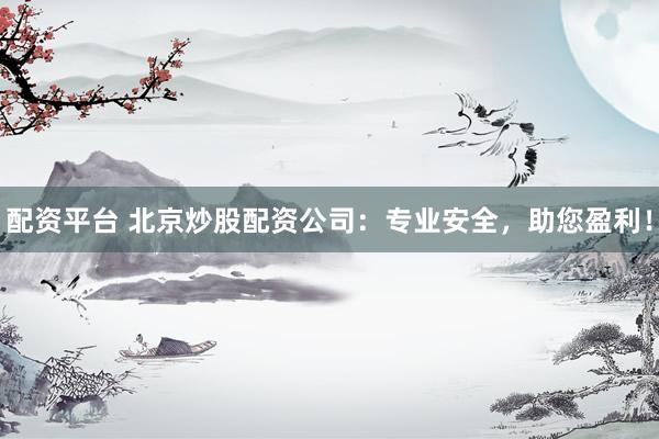 配资平台 北京炒股配资公司：专业安全，助您盈利！